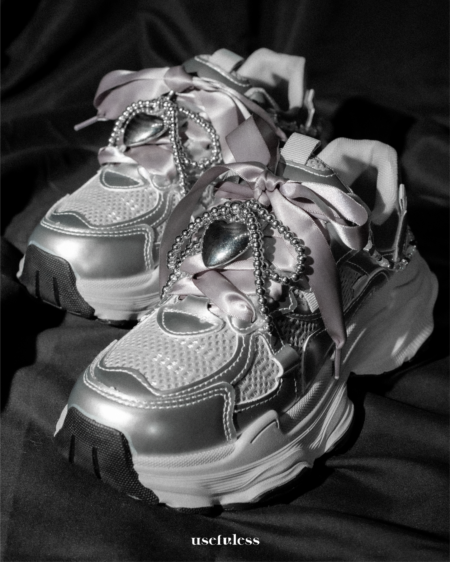 Silver Phantom Heart Set