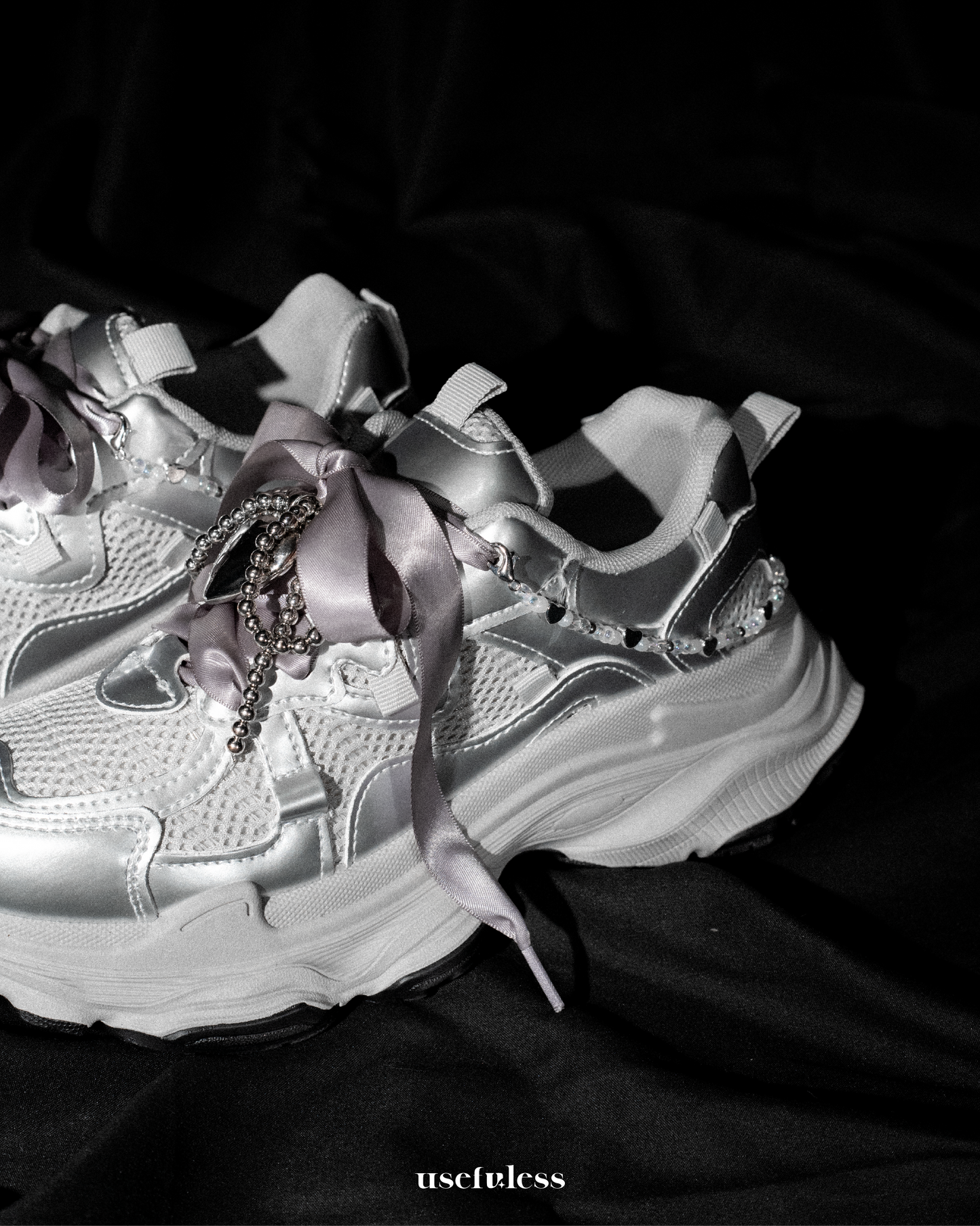 Silver Phantom Heart Set