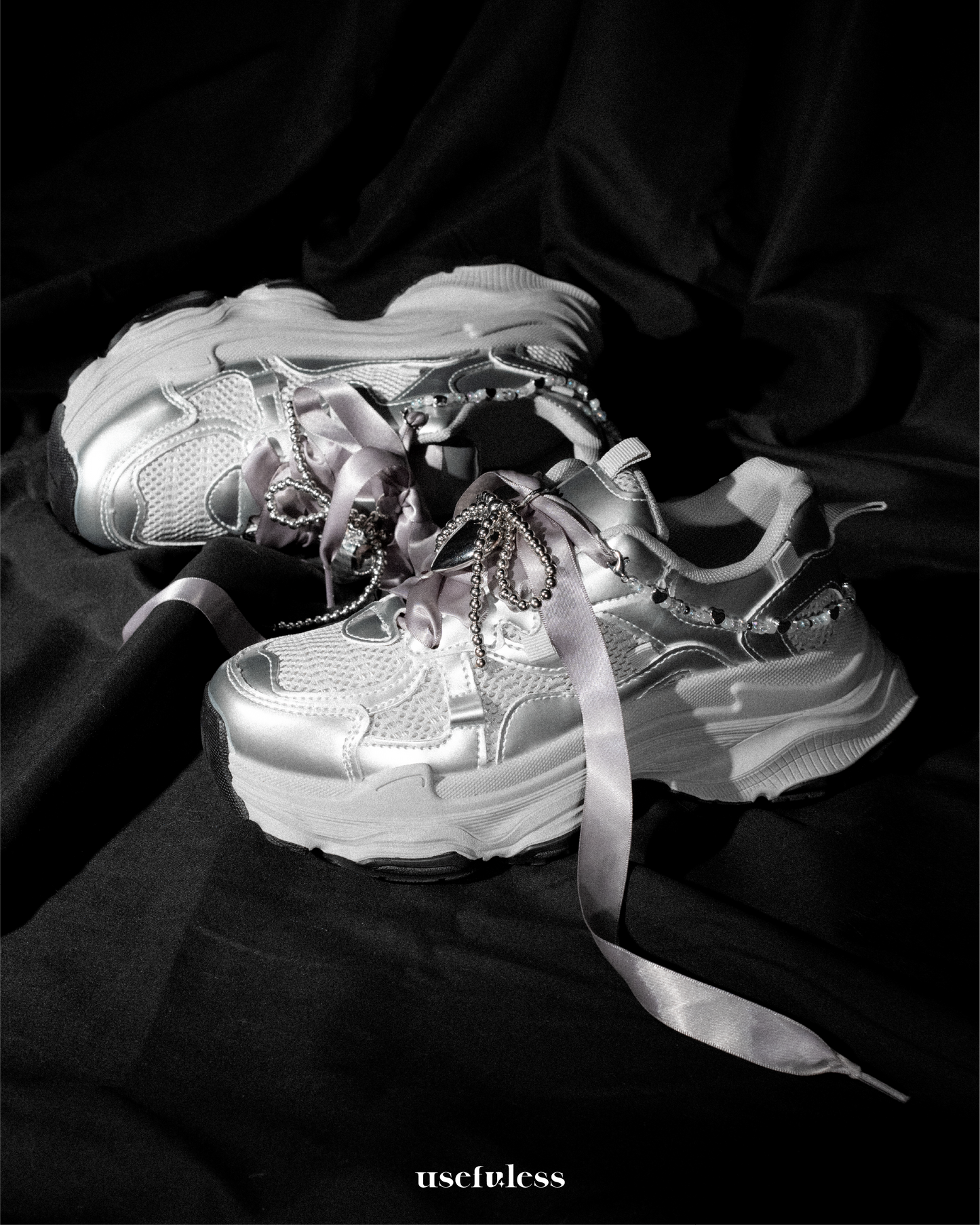 Silver Phantom Heart Set