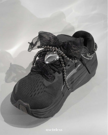 Noir Elegance Heart Set