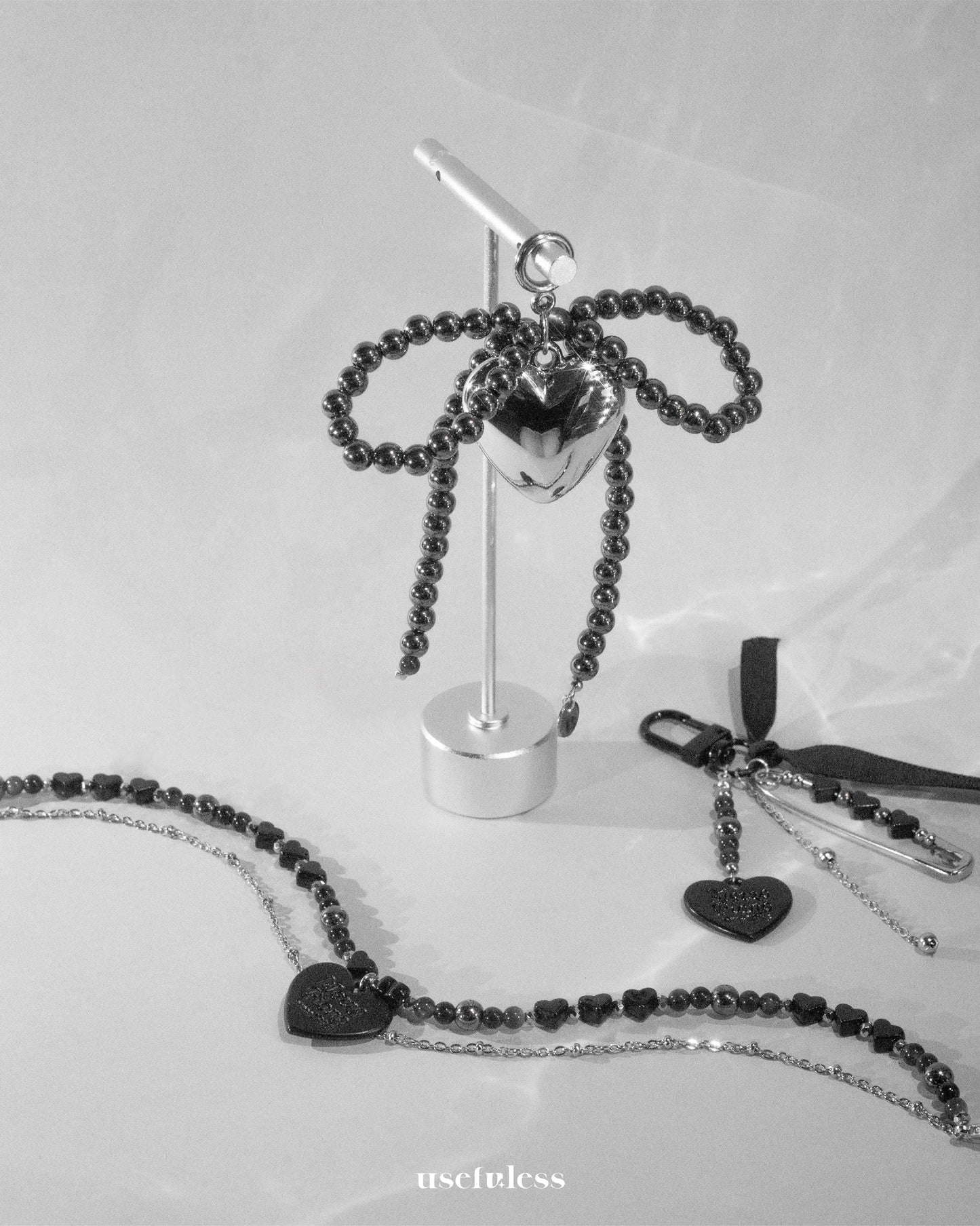 Noir Elegance Heart Set